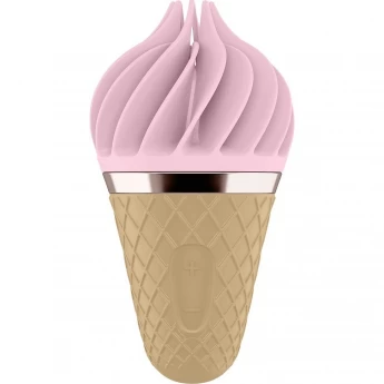 Вибромассажер-спиннатор SATISFYER LAYONS SWEET TREAT PINK/BROWN